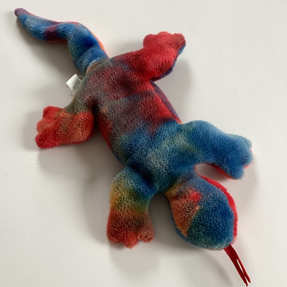 TY Beanie Buddies Lizzy the Lizard plush (bin 2) - Picture 3 of 6